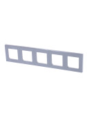 ABB Levit Серый / белый Рамка 5-ая | 3901H-A05050 16W | 2CHH015050A6016 | ABB - артикул 2CHH015050A6016