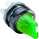 Переключатель M3SS1-11G (короткая ручка) зеленый - артикул 1SFA611210R1102