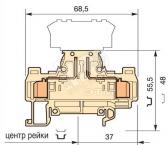 Клемма D1.5/6.S.ADO.NF ADO 1.5мм.кв. - артикул 1SNA400083R2500