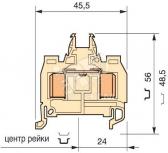 Клемма D2.5/8.ADO.NF ADO 2.5мм.кв. - артикул 1SNA399736R0100