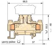 Клемма D2.5/8.S.ADO.NF ADO 2.5мм.кв. - артикул 1SNA399752R1100