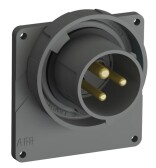 Розетка для монтажа на поверхность Easy&Safe 216ERS6W, 16A, 2P+E, IP67, 6ч|2CMA101213R1000| ABB - артикул 2CMA101213R1000