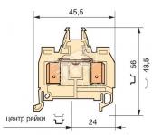 Клемма D4/8.ADO.NF 4мм.кв. - артикул 1SNA399748R2500