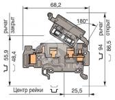 Клемма D4/8.SF.I.ADO2 4мм.кв. - артикул 1SNA399763R1400