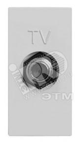Zenit Розетка TV одиноч., серебр. - артикул 2CLA215000N1301