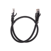 Патч-корд U/UTP CAT 6, RJ45-RJ45, 26AWG, LSZH, черный, 0.5м, - артикул 02-0292-05