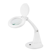 Лупа настольная 3D+12D 60 LED, белая - REXANT, артикул 31-0243