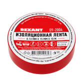 Изолента ПВХ 15 мм х 10 м, красная, упаковка 10 роликов | 09-2004 | REXANT - артикул 09-2004