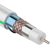 Кабель RG-6U+CU, (75%), 75 Ом, 100м., белый, (тройной экран), "MASTER" | 01-2241 | REXANT - артикул 01-2241