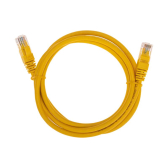 Патч-корд U/UTP CAT 6, RJ45-RJ45, 26AWG, LSZH, желтый, 1.5м, - артикул 02-0295-105