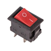 Выключатель клавишный 250V 3А (2с) ON-OFF красный Micro | 36-2011 | REXANT - артикул 36-2011