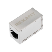 Адаптер проходной RJ-45 8P-8C FTP экранированный кат6 гнездо-гнездо, - REXANT, артикул 03-0109