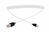 USB кабель универсальный microUSB шнур витой 1,5 м белый | 18-4301 | REXANT - REXANT, артикул 18-4301