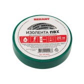 Изолента ПВХ 15 мм х 20 м, зеленая, упаковка 10 роликов | 09-2603 | REXANT - артикул 09-2603