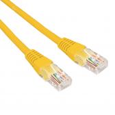 Патч-корд U/UTP, CAT 5e, RJ45-RJ45, 26AWG, LSZH, желтый, 0,5м - артикул etm02-0105-05
