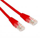 Патч-корд U/UTP CAT 6, RJ45-RJ45, 26AWG, LSZH, красный, 2м - артикул etm02-0293-2