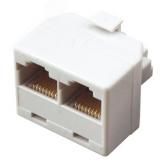 Переходник сетевой LAN. (штекер 8Р8С (Rj-45) -2 гнезда 8Р8С (Rj-45)) (пакет) (etm03-0102-9) - артикул etm03-0102-9