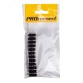Колодка клеммная КВ-4 PROconnect, 3А, 4 кв мм, PP (РР), черная (etm07-5004-2-9) - артикул etm07-5004-2-9