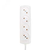 Удлинитель PROconnect OPTIMA 4 гнезда, 3 м, 2х0.75 мм, б/з, белый - артикул 11-7220