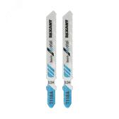 Пилка для электролобзика 75 мм 21 з/д 1,5-3 мм T118A (упак - 2 шт.) (металл), REXANT - артикул 92-0306