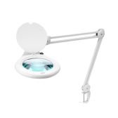 Лупа на струбцине 5D с подсветкой 84 LED, d-178мм, белая - REXANT, артикул 31-0503