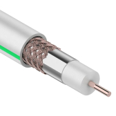 Кабель SAT 703B+Cu/Al/Cu, (75%), 75 Ом, 50м., белый | 01-2431-50 | REXANT - артикул 01-2431-50