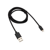 Кабель REXANT USB-Lightning 1 м, черная нейлоновая оплетка |18-7055 | REXANT - артикул 18-7055