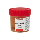 Флюс для пайки, паяльный жир АКТИВНЫЙ, 20 мл, банка - REXANT, артикул 09-3670