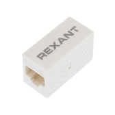 Адаптер проходной RJ-45(8P-8C). UTP неэкранированный. категория 6 гнездо-гнездо, - REXANT, артикул 03-0108