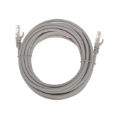 Патч-корд U/UTP CAT 6, RJ45-RJ45, 26AWG, LSZH, серый, 5м, - артикул 02-0290-5