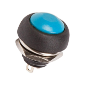 Выключатель-кнопка 250V 1А (2с) OFF-(ON) Б/Фикс синяя Micro | 36-3051 | REXANT - артикул 36-3051