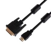 Кабель HDMI - DVI-D с фильтрами, 3 м., черный GOLD - REXANT, артикул 17-6305