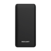 Устройство портативное зарядное Power Bank (аккумуляторная батарея) 10000 mAh с Quick Charge и Power Delivery, черное - артикул 30-2051