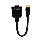 Переходник штекер HDMI - 2 гнезда HDMI, провод,, - REXANT, артикул 17-6832