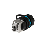 Индустриальный соединительный модуль RJ-45(8P8C), FTP, CAT 6, IP68 - артикул 02-0284