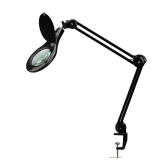 Лупа на струбцине 5D, 56 LED, d-127мм, черная - REXANT, артикул 31-0406