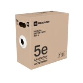 Витая пара F/UTP, CAT 5e, ZH нг(А)-HF, 4PR, 24AWG, INDOOR, SOLID, оранж., 305м, РФ) | 01-0150-R | REXANT - артикул 01-0150-R