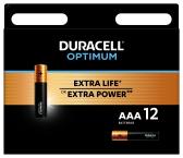 Элемент питания ААА алкалиновые 1,5v 12 шт. LR03-12BL 5014074 Optimum Duracell (Б0056029) - артикул Б0056029