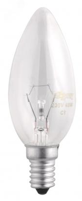 Лампа накаливания B35 240V 40W E14 clear (3320539) - артикул 3320539