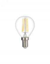 Лампа сетодиодная декоративная LED 8w E14 4000K шар прозрачный филамент 230/50 Jazzway (5021396) - артикул 5021396