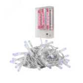 Гирлянда светодиодная нить DC-G01-80W, 80 белый LED, 7.8 м., 8 режимов, 3xAA - артикул 5047778