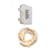 Гирлянда светодиодная Роса DC-G03-120Y, 120 желтых microLED, 12.1 м, 8 режимов, 3xAA ФAZA - артикул 5047792