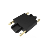 Коннектор черный I-обр. для магнитного шинопровода MTR16 CI-BL  | .5057272 | Jazzway - артикул .5057272