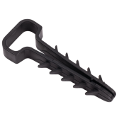 Дюбель-хомут PCD-F 06x12-45-100BL PA6.6 (100 шт/уп) | .5055001 | Jazzway - артикул .5055001