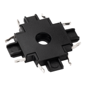 Коннектор черный X-обр.   для магнитного шинопровода MTR16 CX-BL  | .5057357 | Jazzway - артикул .5057357
