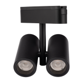 Светильник светодиодный трековый магнитный MTR16  2320A  2X10w 4000K 36° BL (чёрный) IP20   | .5056718 | Jazzway - артикул .5056718