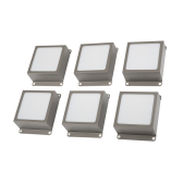 Светильники светодиодные для грильято "домино" PPL 089/G OPAL 42W 4000K GREY IP40 /комплект 6 шт + драйвер/   для ячейки 100х100мм | .5060159 | Jazzwa - артикул .5060159