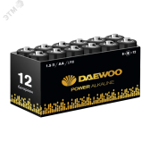 Элемент питания LR 6 (AA) DAEWOO Power Alkaline, упаковка 12 шт. - артикул 4895205042070