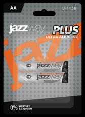 Элемент питания LR 6 (AA) JAZZway Ultra PLUS блистер, 2 шт. - артикул 4690601031402