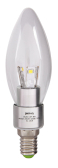 Лампа светодиодная LED PLED-С37 3Вт Е14 теплый 2700K (С37 3w тепл) - артикул С37 3w тепл